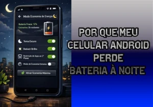 Como resolver o problema de consumo excessivo de bateria durante a noite no Android