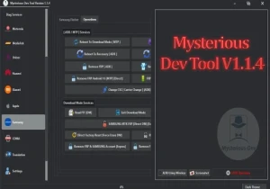 Download Mysterious Dev Tool V1.1.4 Solução profissional para para remoção de FRP e reparo de IMEI 