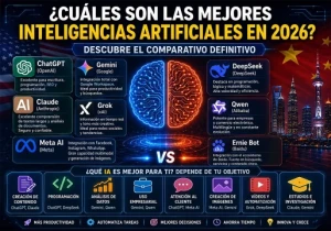 Las principales inteligencias artificiales de 2026: ¿Cuál es la mejor para cada uso?