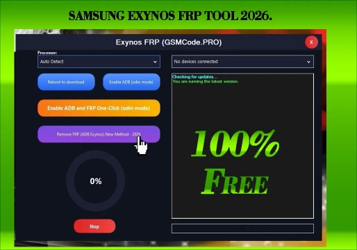 Exynos FRP (GSMCode.PRO) v1.0.0 Download free