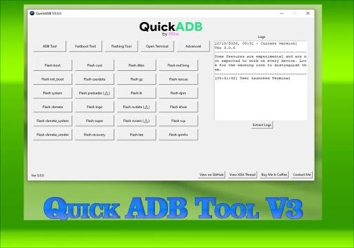 Quick ADB Tool, QuickADB, ferramenta ADB Android, Fastboot, manutenção Android